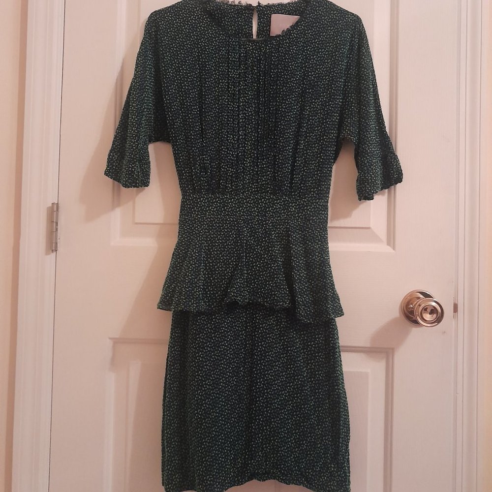 Jason Wu green ( pattern ) beautiful vintage dress